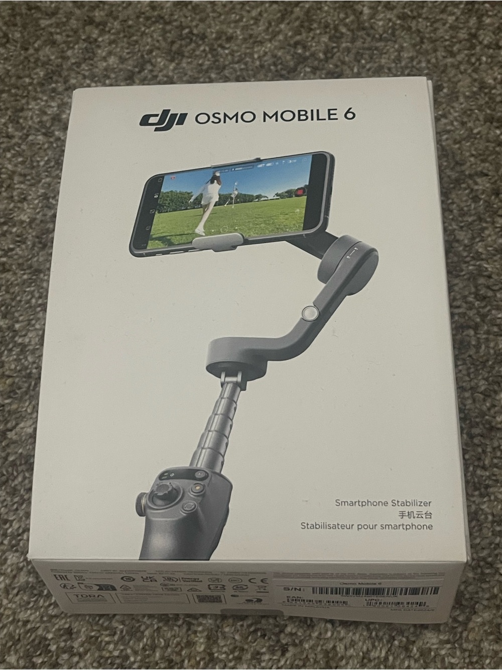 DJI Osmo Mobile 6 Gimbal in Gray and Black